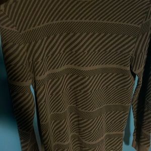 Small gray & black striped stylish light weight shirt